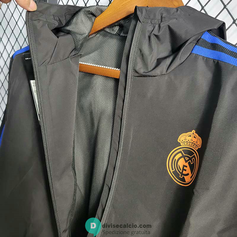 Real Madrid Giacca A Vento Black II 2022/2023