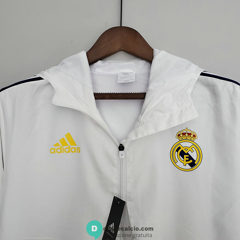 Real Madrid Giacca A Vento White I 2022/2023