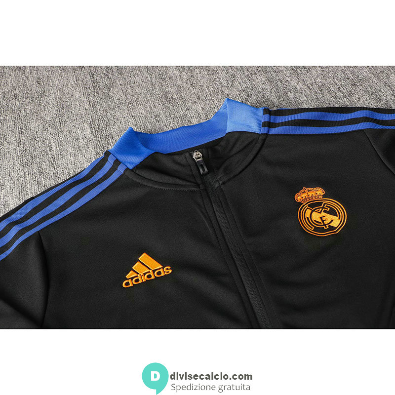 Real Madrid Giacca Black II + Pantaloni Black II 2021/2022