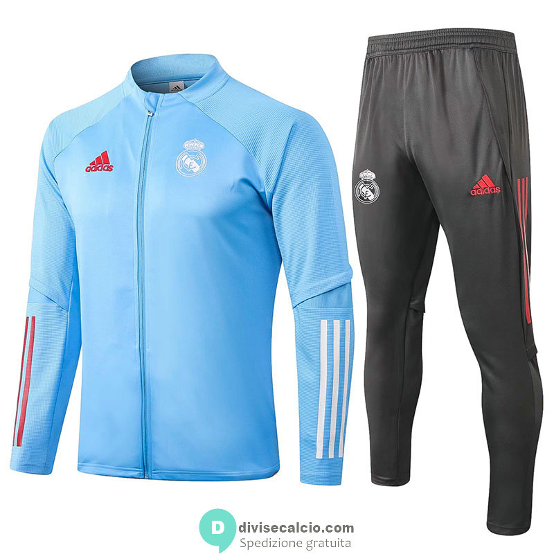 Real Madrid Giacca Blue + Pantaloni 2020/2021