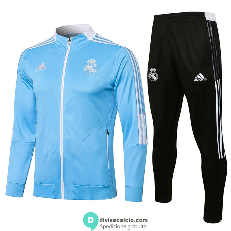 Real Madrid Giacca Blue III + Pantaloni Black 2021/2022