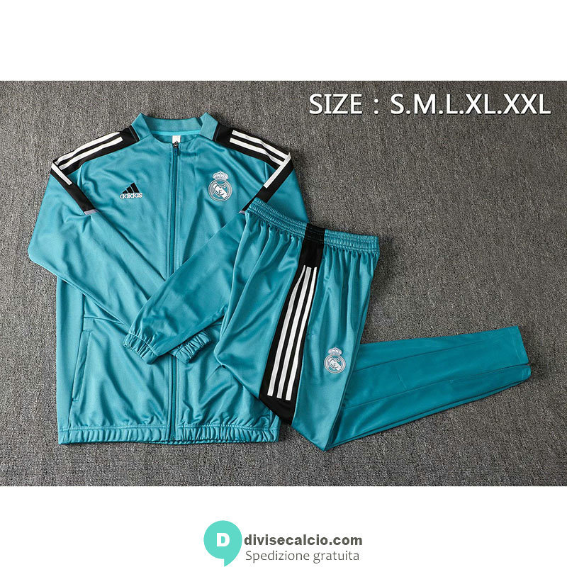 Real Madrid Giacca Green III + Pantaloni Green 2021/2022