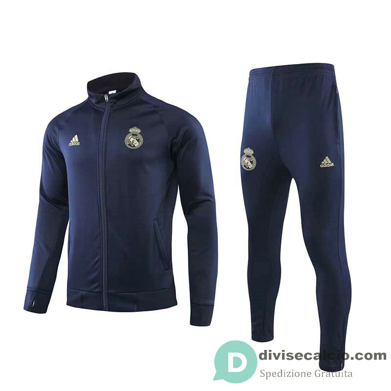 Real Madrid Giacca Navy Blue + Pantaloni 2019/2020