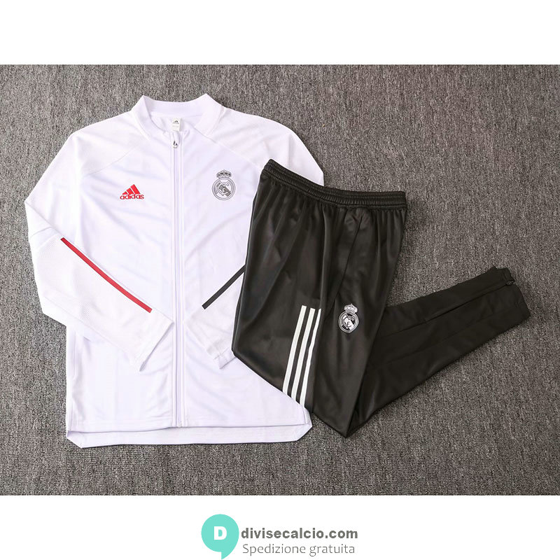 Real Madrid Giacca White + Pantaloni 2020/2021