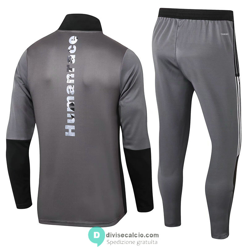 Real Madrid x Humanrace Formazione Felpa Black+ Pantaloni 2020/2021