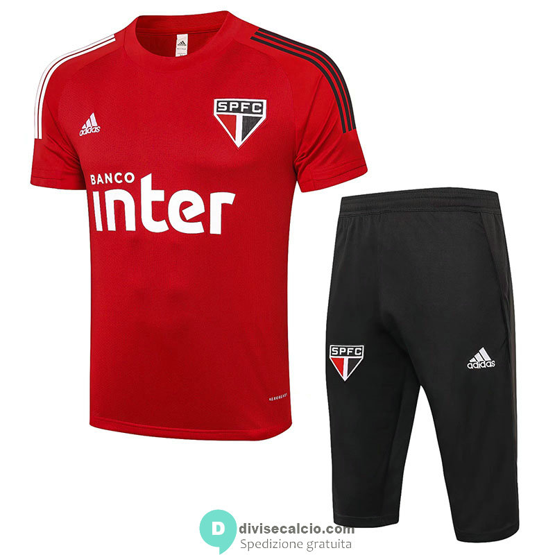 Sao Paulo FC Formazione Felpa Red + Pantaloni 2020/2021