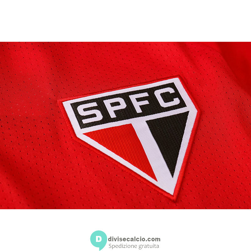 Sao Paulo FC Formazione Felpa Red + Pantaloni 2020/2021