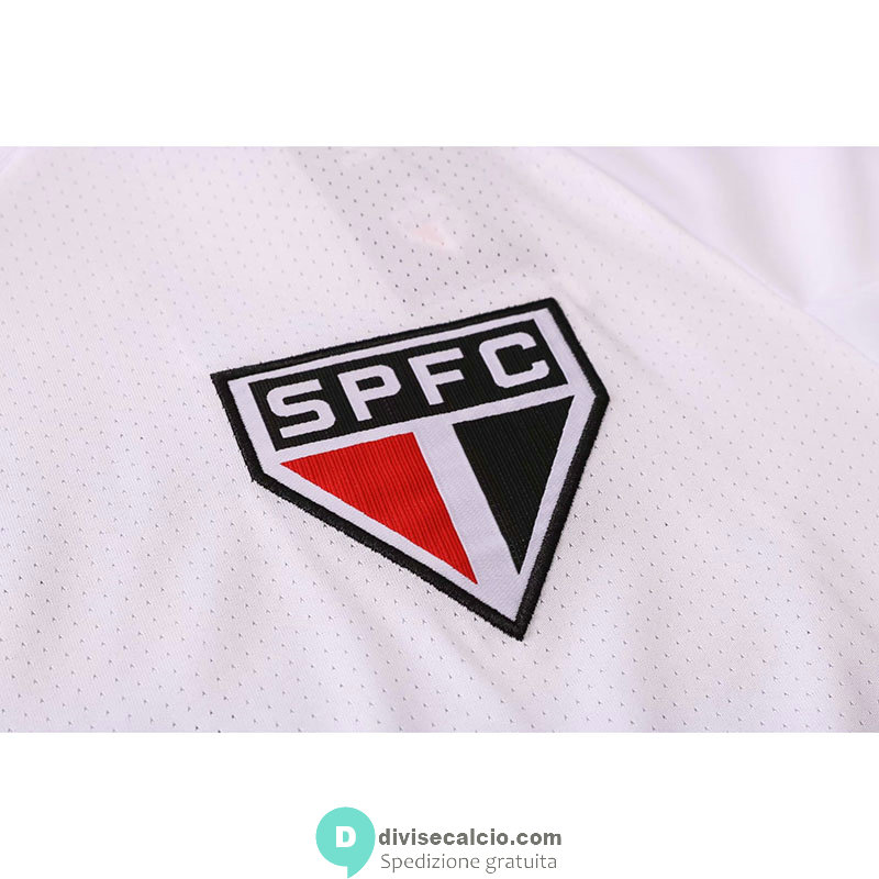 Sao Paulo FC Formazione Felpa White + Pantaloni 2020/2021