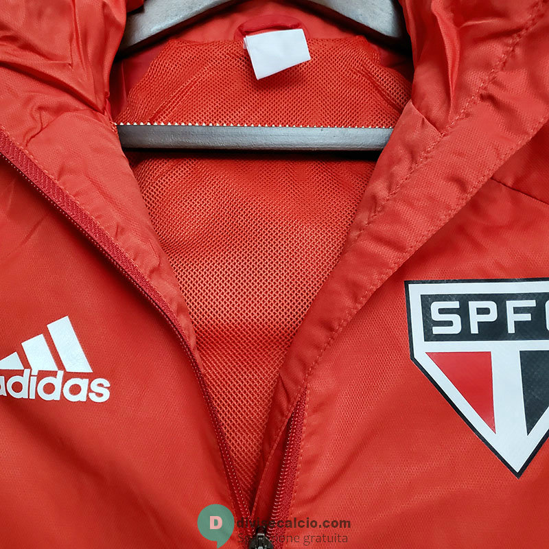 Sao Paulo FC Giacca A Vento Red 2020/2021