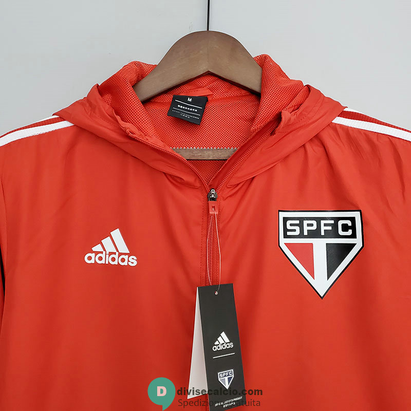 Sao Paulo FC Giacca A Vento Red I 2022/2023