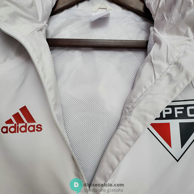 Sao Paulo FC Giacca A Vento White 2020/2021