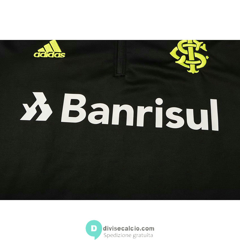 Sport Club Internacional Formazione Felpa Black + Pantaloni Black 2021/2022