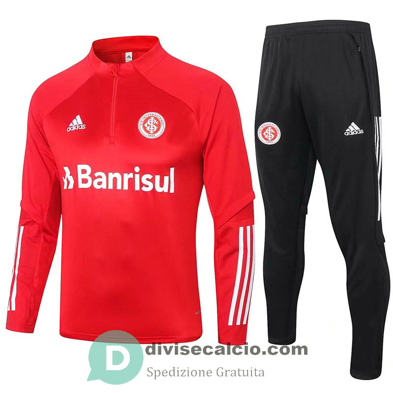 Sport Club Internacional Formazione Felpa Red + Pantaloni 2020/2021