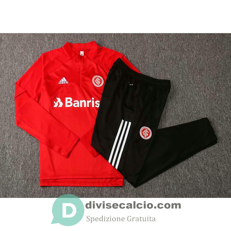Sport Club Internacional Formazione Felpa Red + Pantaloni 2020/2021