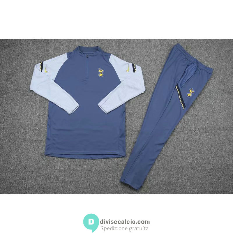 Tottenham Hotspur Formazione Felpa Blue + Pantaloni 2020/2021