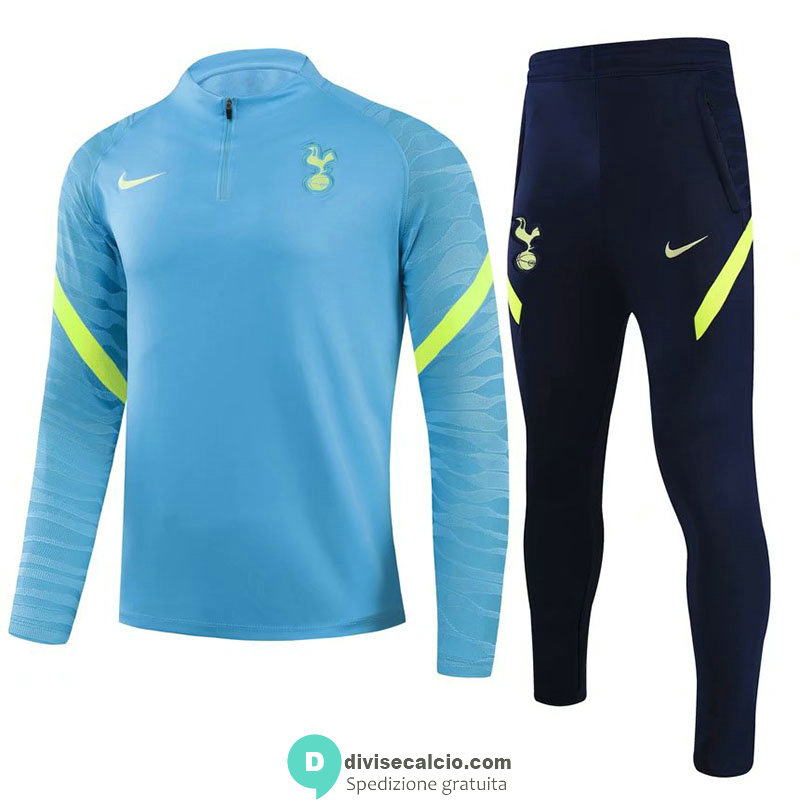 Tottenham Hotspur Formazione Felpa Blue III + Pantaloni 2021/2022