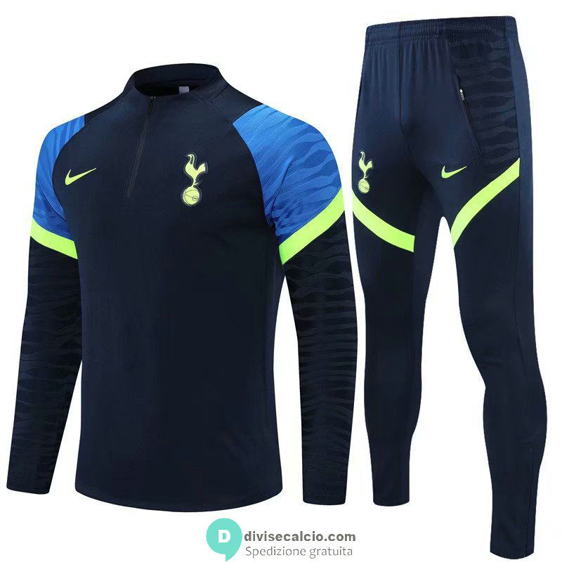 Tottenham Hotspur Formazione Felpa Navy + Pantaloni Navy 2021/2022