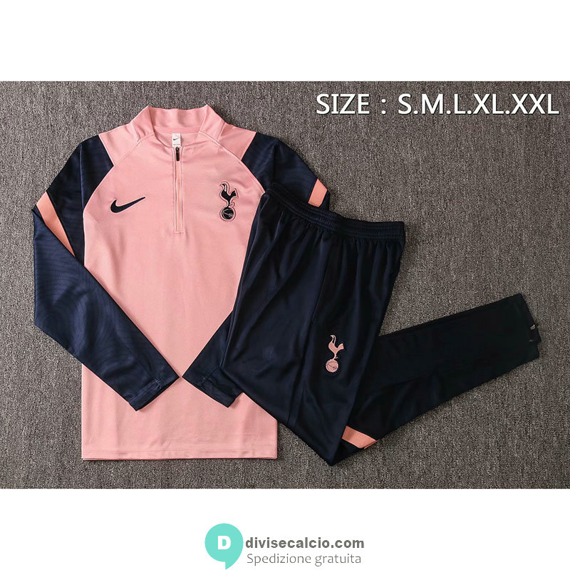 Tottenham Hotspur Formazione Felpa Pink + Pantaloni 2020/2021