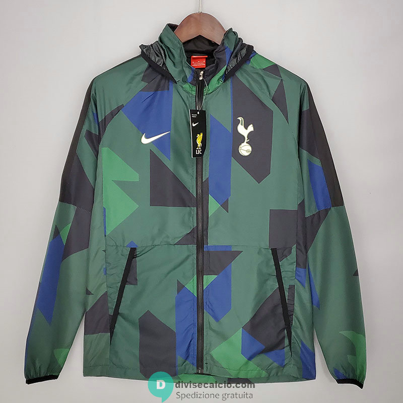 Tottenham Hotspur Giacca A Vento Green Pattern 2021/2022