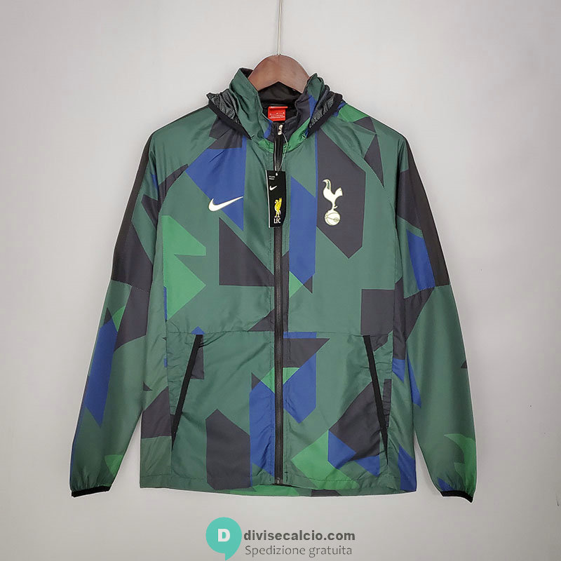 Tottenham Hotspur Giacca A Vento Green Pattern 2021/2022